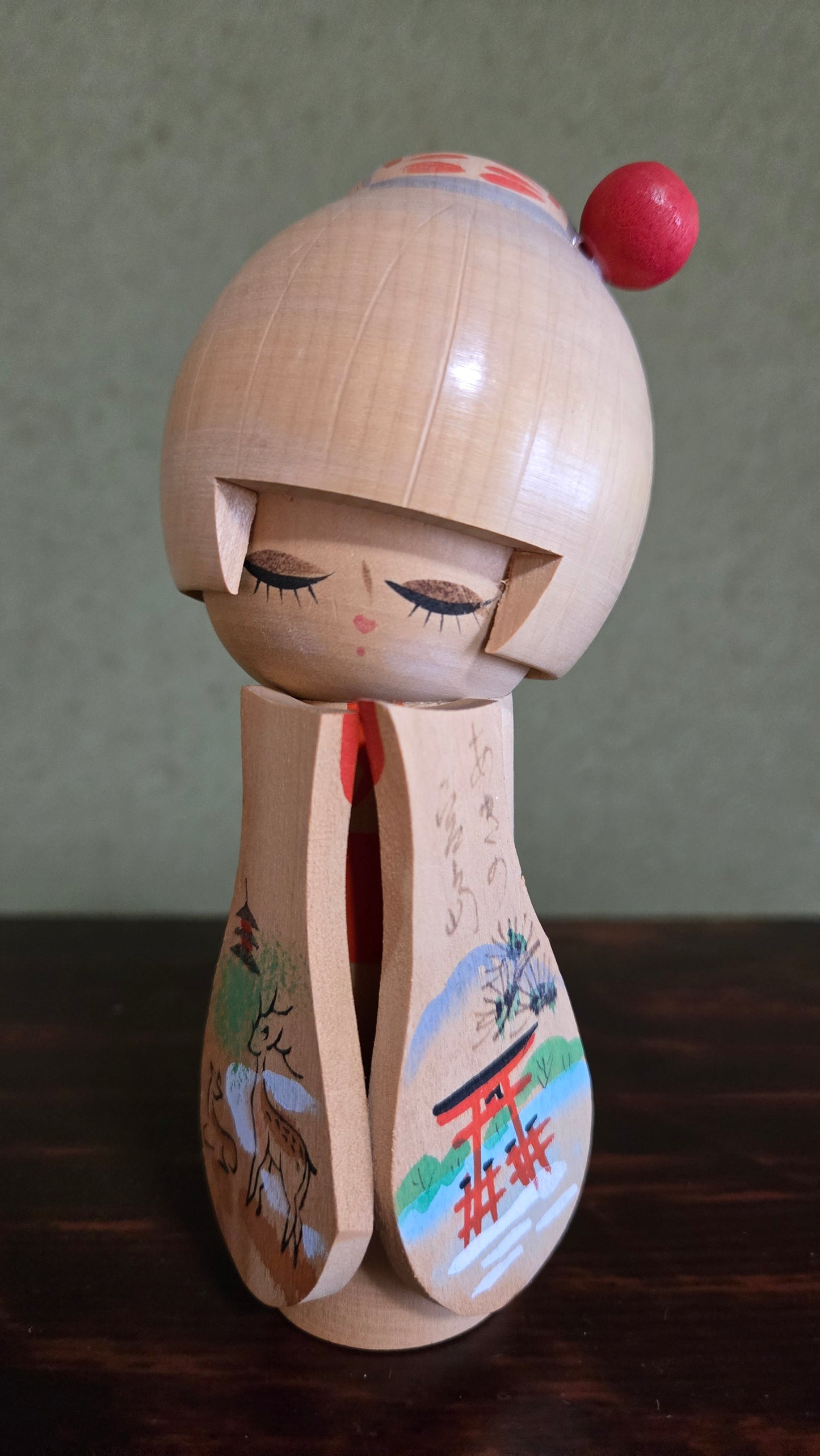 Kokeshi créative Miyajima 宮島 🦌 — torii rouge