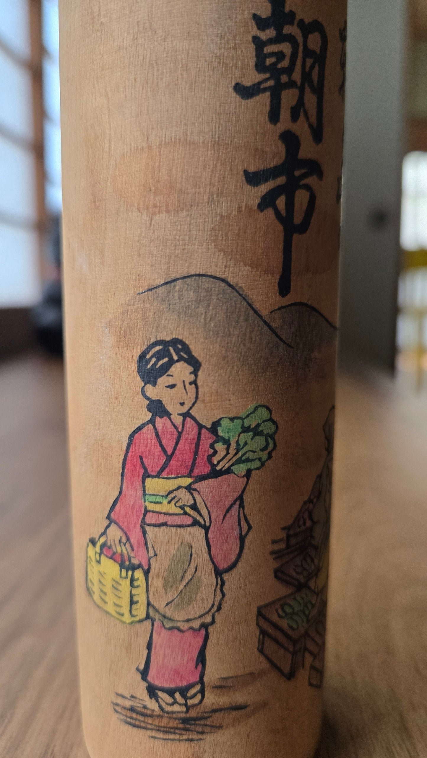 🪆 Kokeshi souvenir – Le marché du matin de Wajima