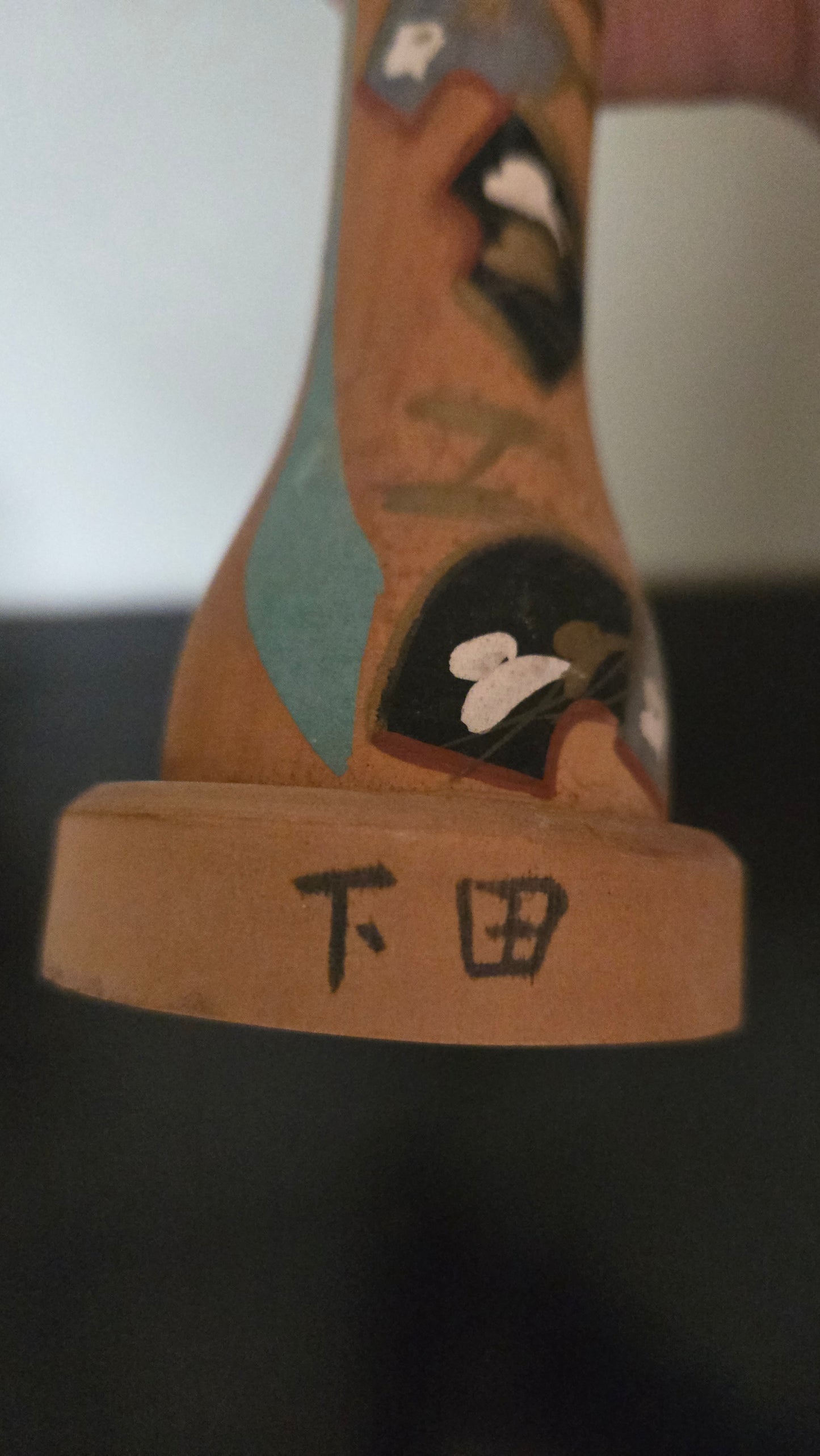 🎎 Kokeshi japonaise moderne – Shimoda (下田) – Octobre 1974
