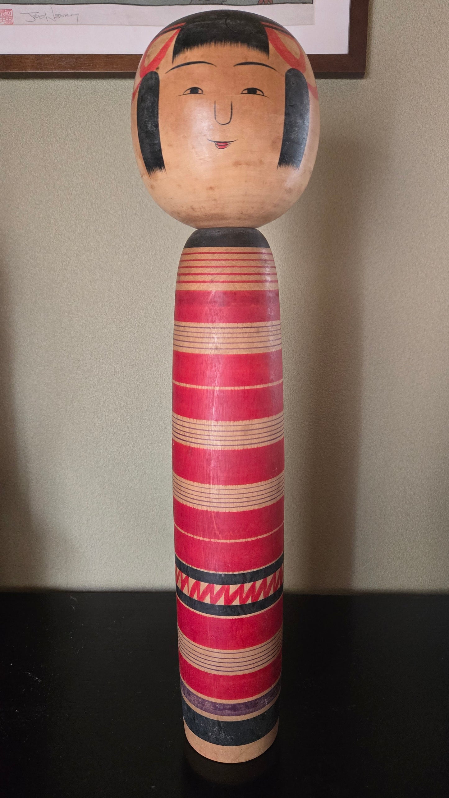 🎎 Kokeshi traditionnelle Naruko – Takahashi Morio (高橋 盛雄)