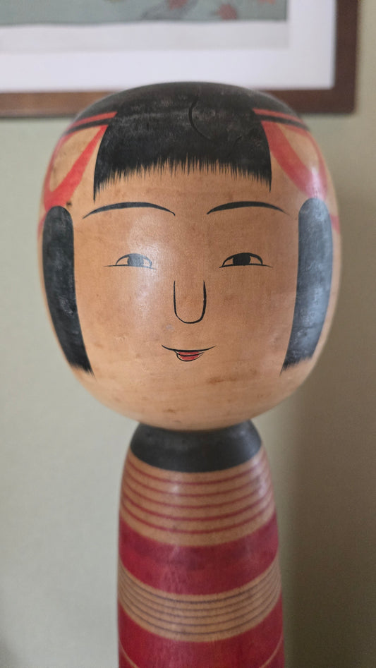 🎎 Kokeshi traditionnelle Naruko – Takahashi Morio (高橋 盛雄)