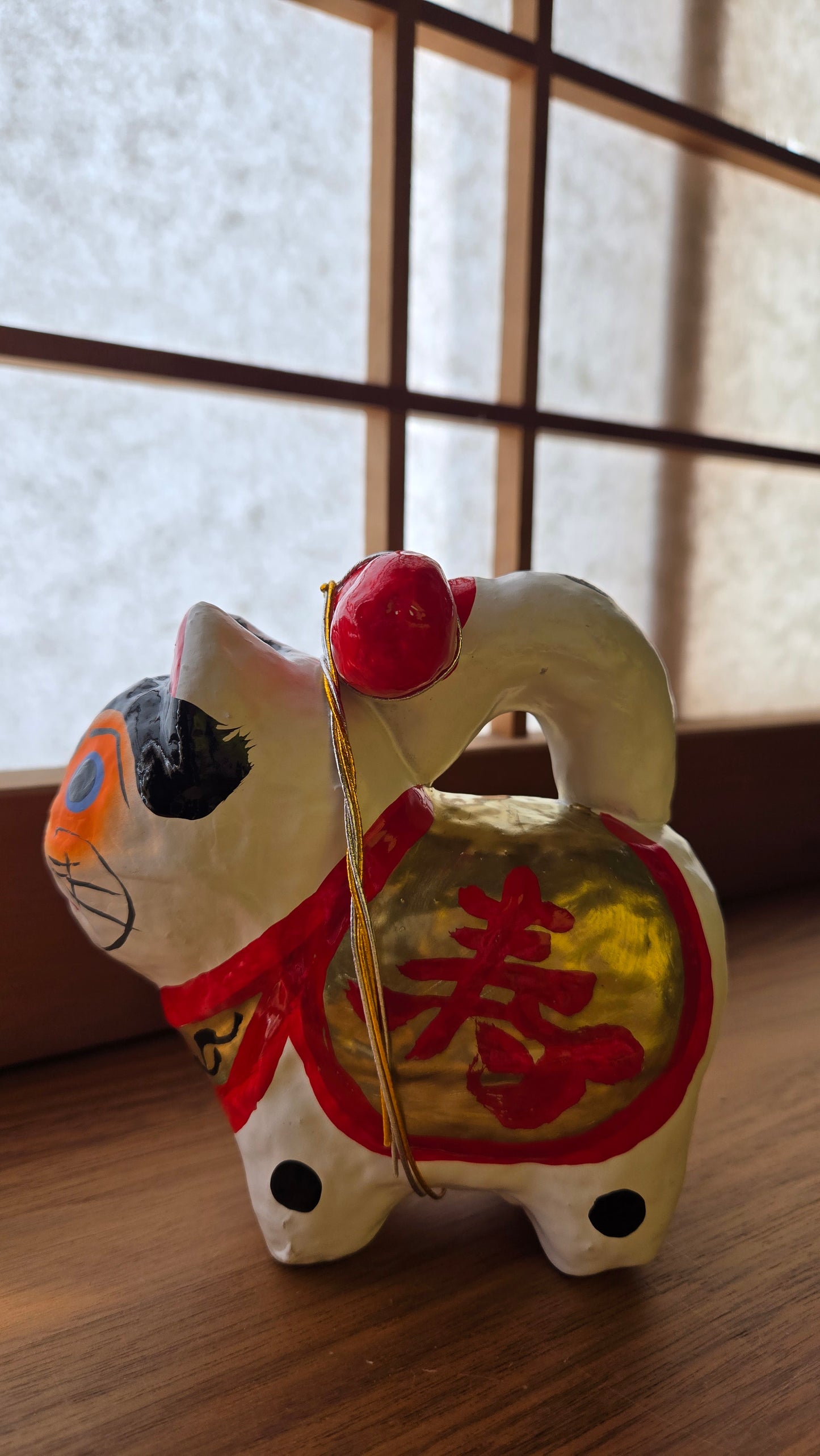 🐶✨ Hariko vintage — "Le Chien de la Longévité" 寿