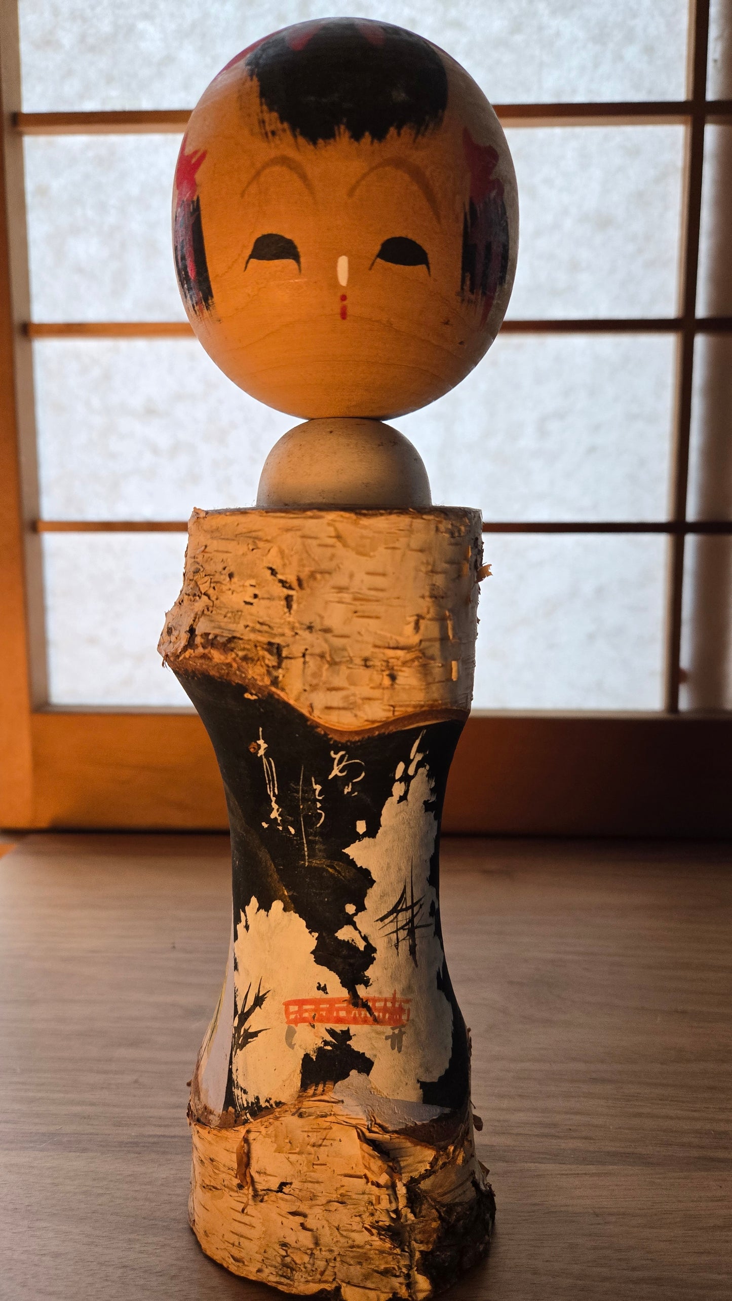 🪆🌲 Kokeshi japonaise vintage — "L'Âme du Bouleau" 白樺