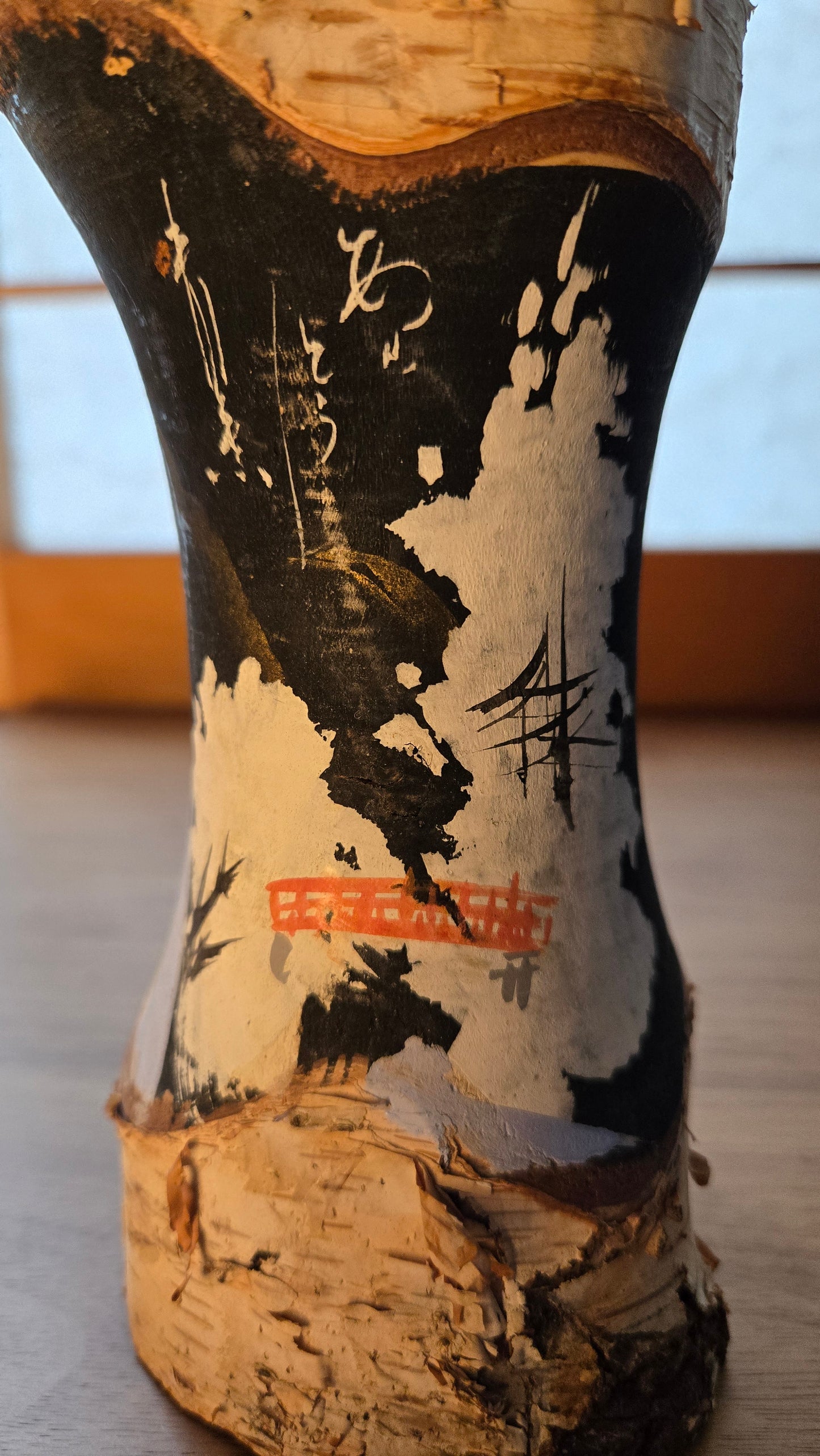🪆🌲 Kokeshi japonaise vintage — "L'Âme du Bouleau" 白樺