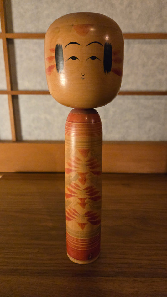 🪆 Kokeshi japonaise vintage — Style Tsugaru