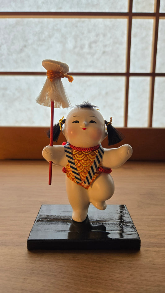 🎎 Poupée japonaise vintage — Kaga Ningyō 加賀人形