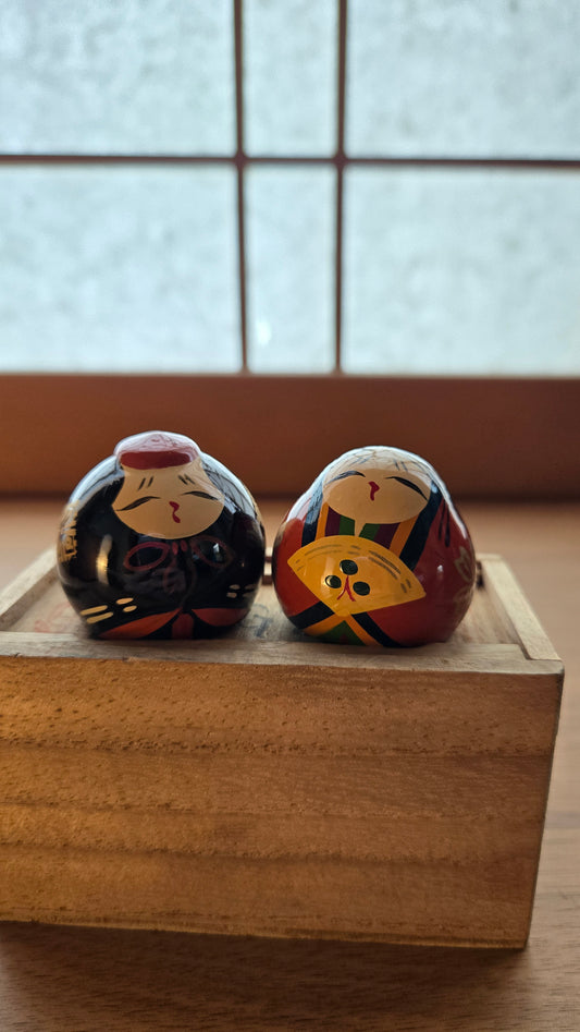 Paire de Ōuchi-ningyō (大内人形) – Yamaguchi