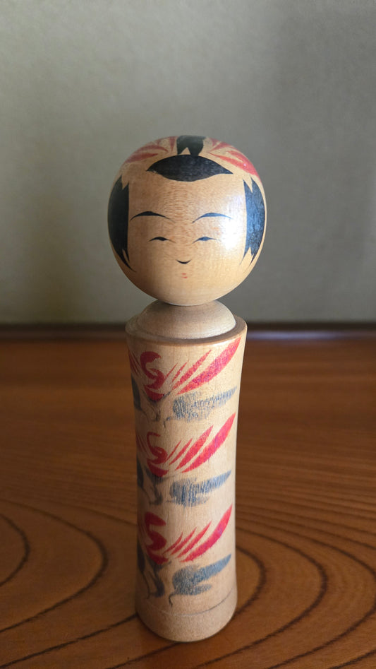 Kokeshi traditionnelle style Naruko 🖤