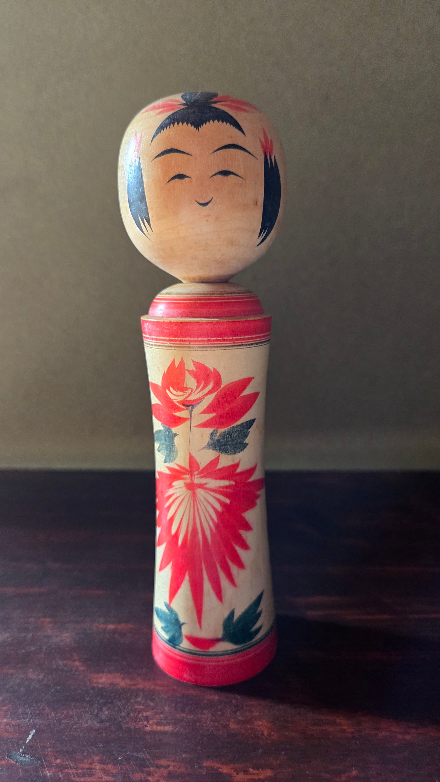 🪆 Kokeshi traditionnelle - Naruko - 20 cm