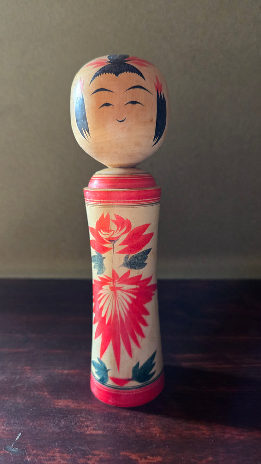 🪆 Kokeshi traditionnelle - Naruko - 20 cm