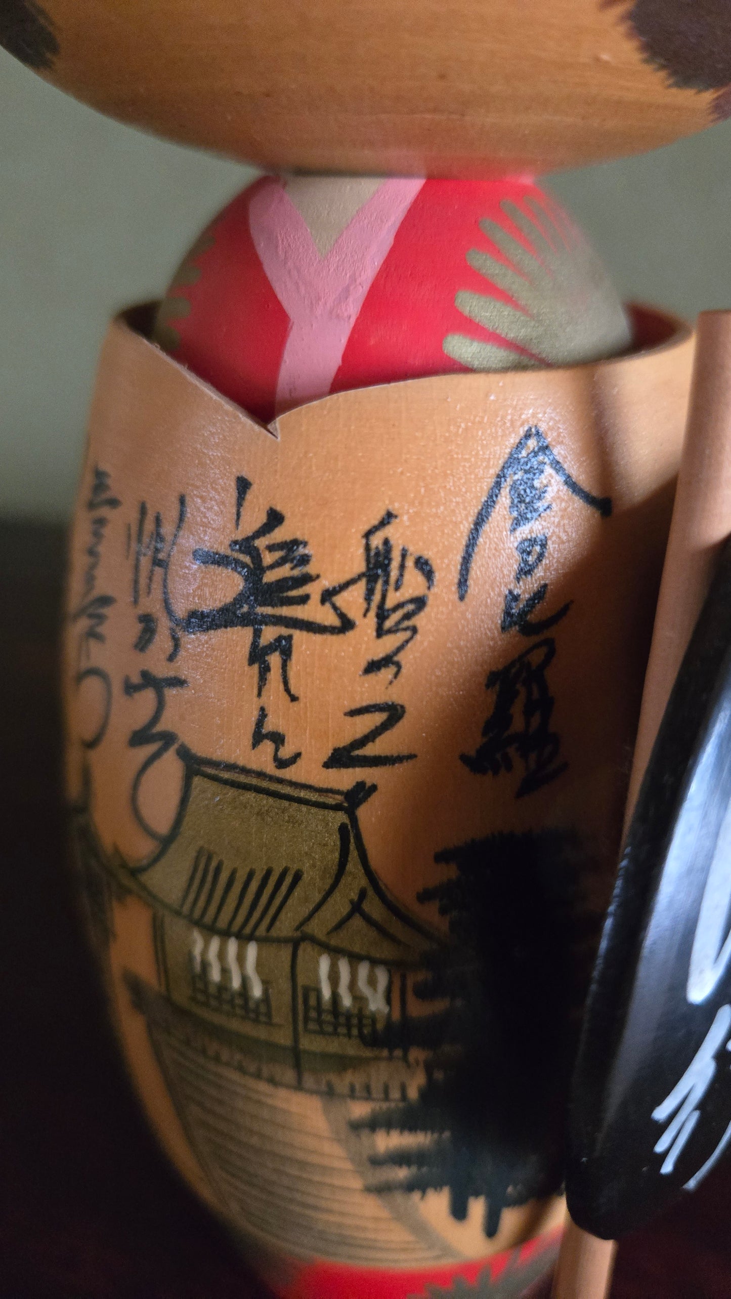 ⛩️ Kokeshi sōsaku à l'encre de Kyoto — le vent passe sur le Pavillon d'Or