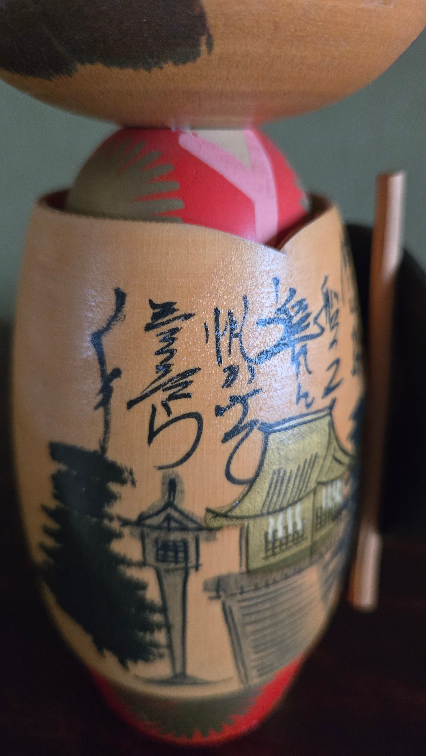 ⛩️ Kokeshi sōsaku à l'encre de Kyoto — le vent passe sur le Pavillon d'Or