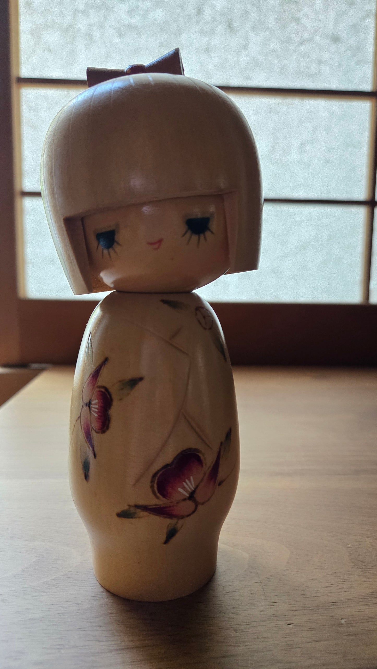 🪆✨ Kokeshi sōsaku « Sato no Hana » — œuvre de Takane Sadao, lauréat du Prix du Premier ministre