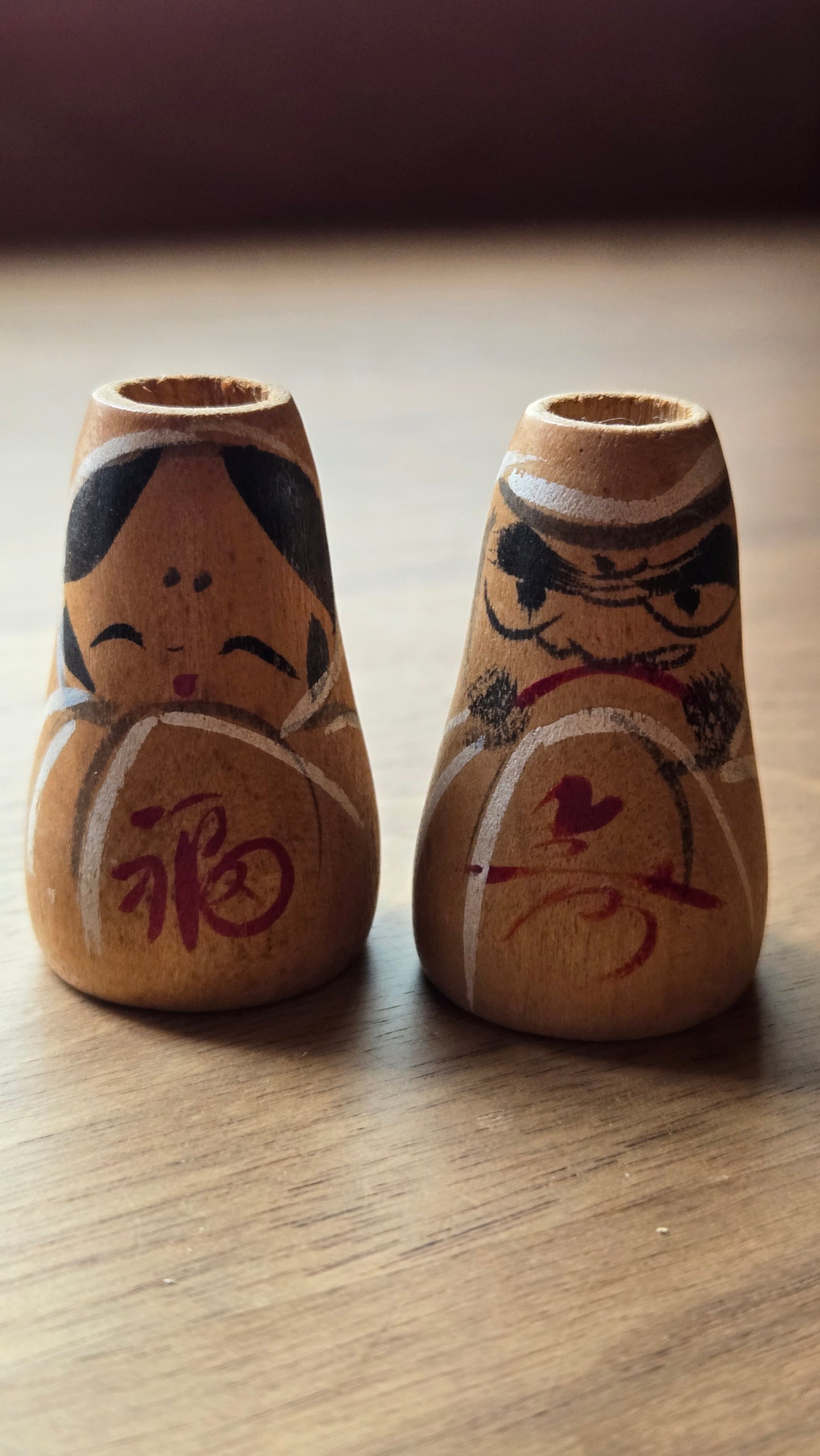 🪆🪆 Paire de corps de kokeshi —  福