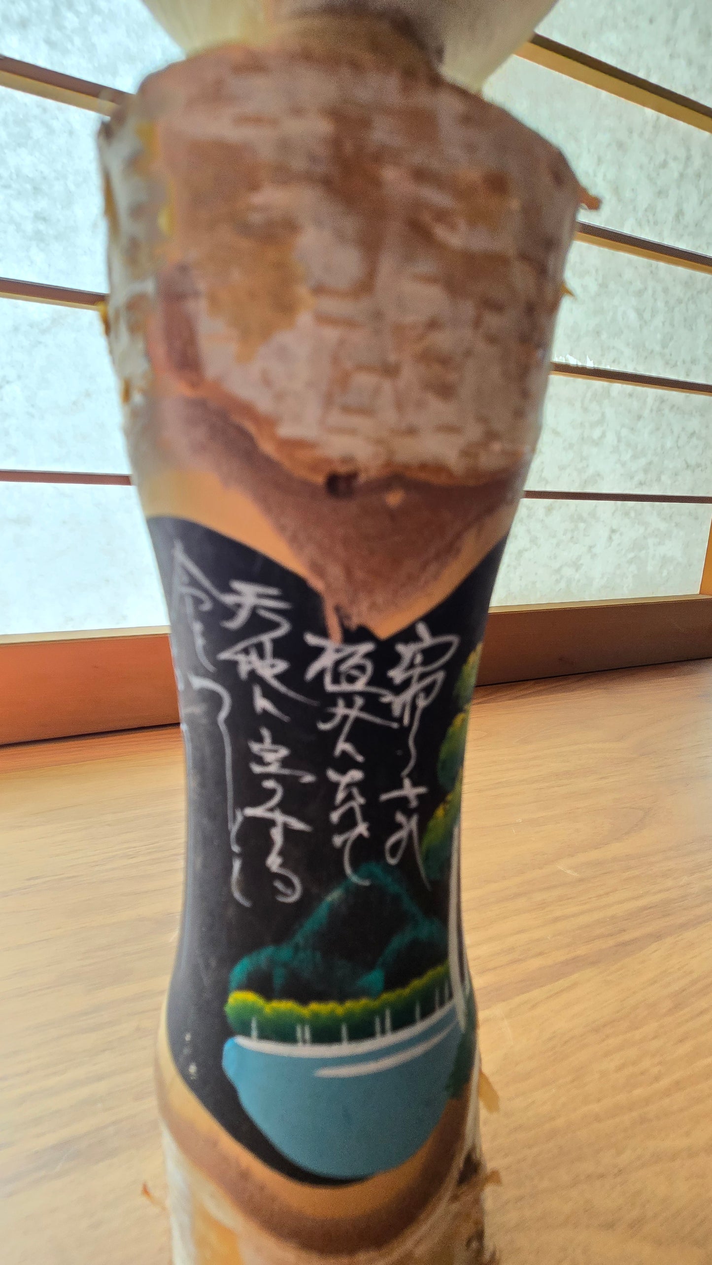 🪆 Kokeshi sōsaku commémorative — trophée d'orienteering 1982