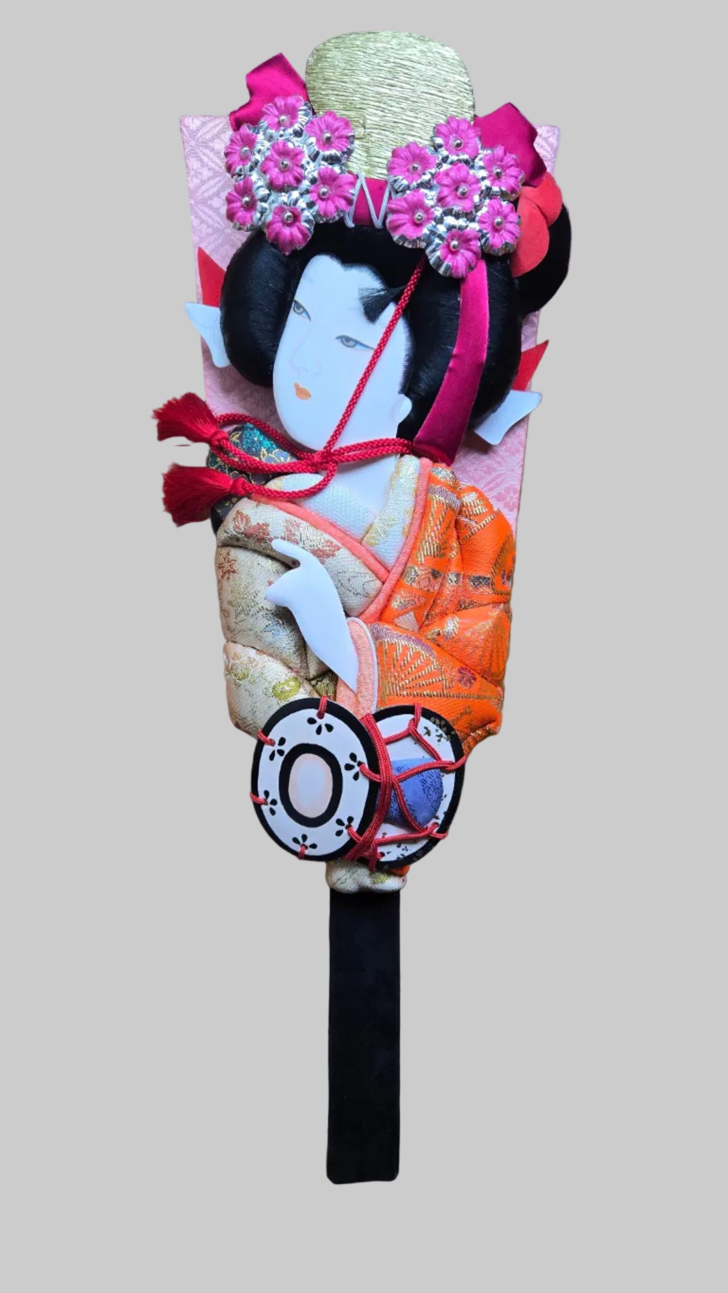 🏓 Hagoita décoratif — geisha  — motif shōchikubai