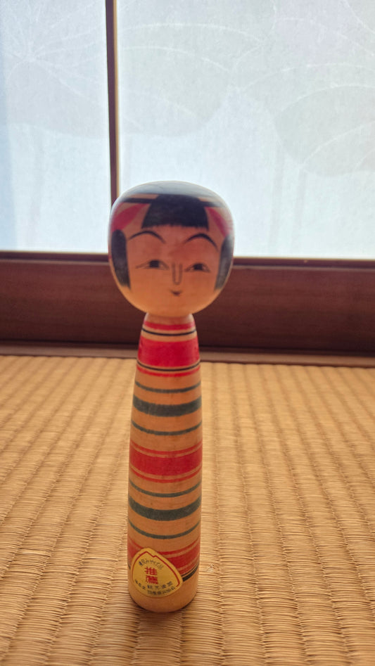 🎎 Kokeshi traditionnelle de Fukushima, style Tsuchiyu — pièce vintage