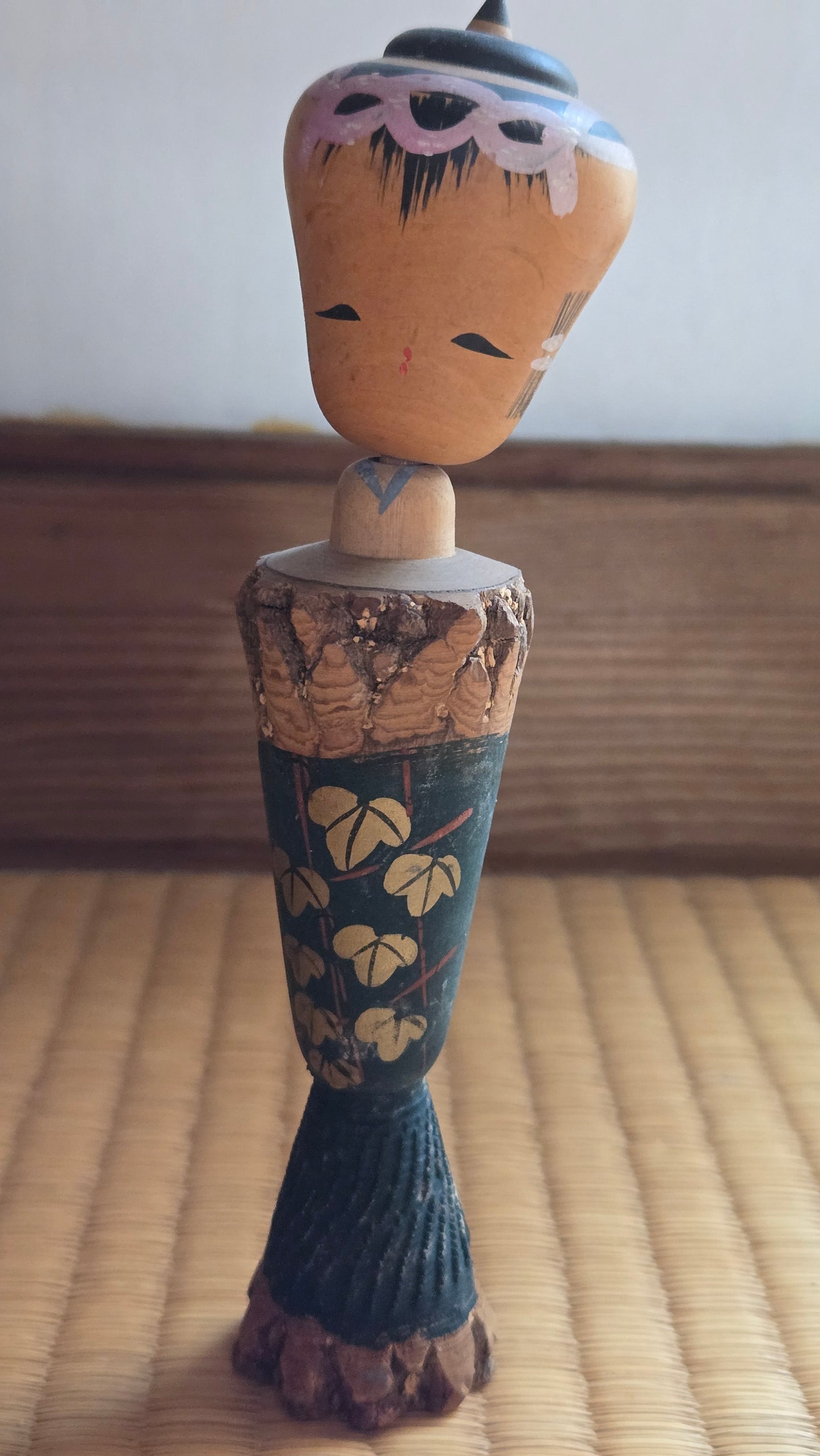 🎎 Kokeshi créative à écorce naturelle conservée (kawa-tsuki)