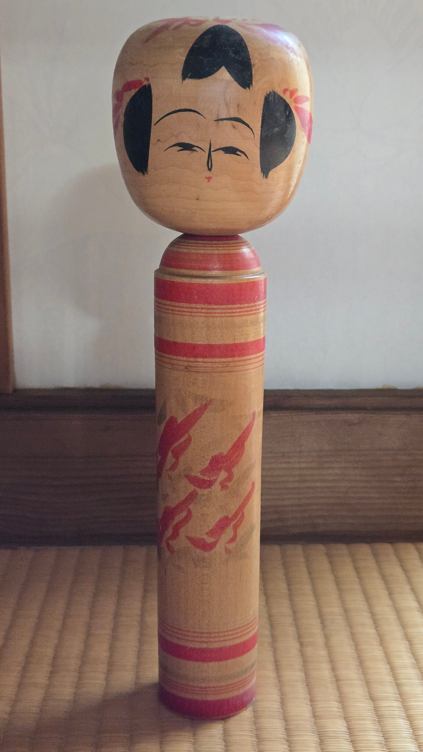 🎎 Kokeshi traditionnelle Tsuchiyu — Japon, XXe siècle