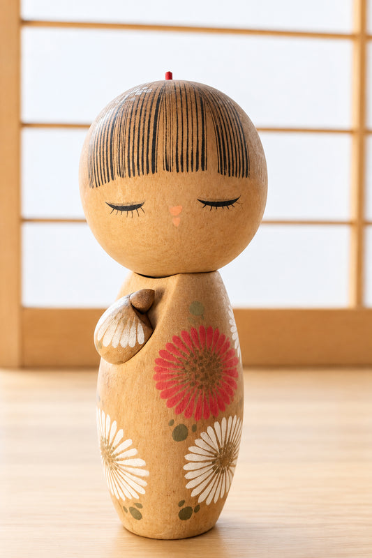 🎎 Kokeshi moderne 🎎 – Ryōka Aoki (青木 蓼華) - moyenne