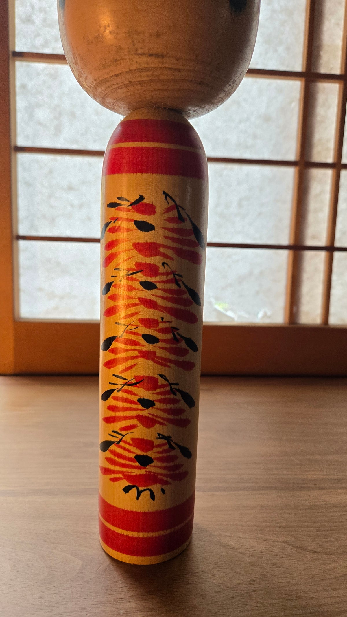 🪆🌸 Grande Kokeshi japonaise vintage —  Tsugaru