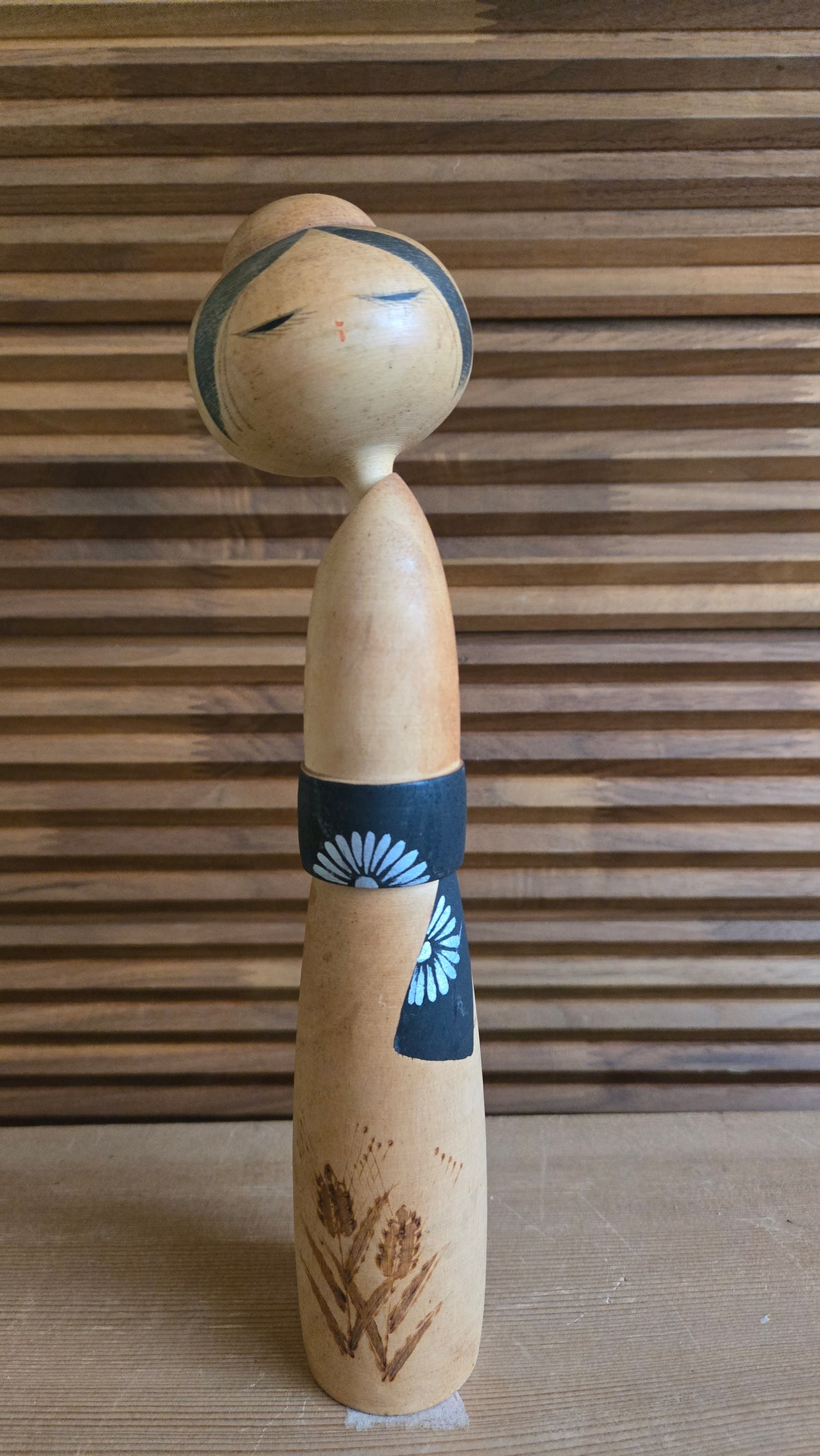 🌾 Kokeshi sōsaku « L’esprit du blé » par Kishi Sadao