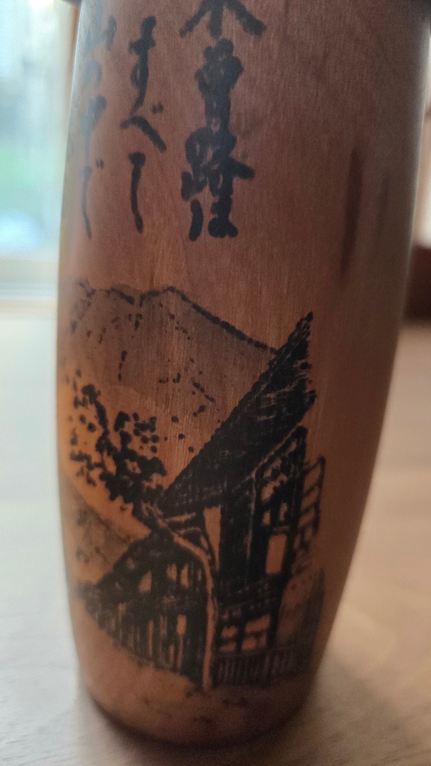 🪆 Kokeshi japonaise vintage — Route du Kiso